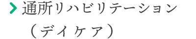 通所リハビリテーション(デイケア)